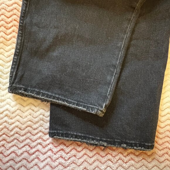 Abercrombie & Fitch Curve Love Ankle Straight High Rise Jeans - Size 16/33 Short - Picture 10 of 12